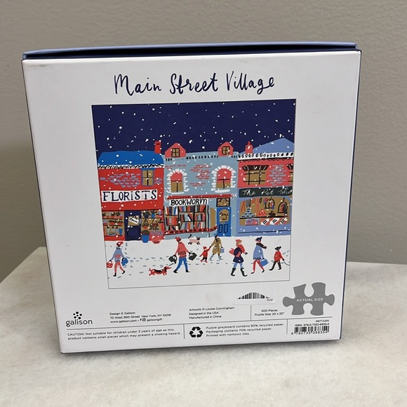 NWT Main Street Village Jigsaw Puzzle - Picture 3 of 3